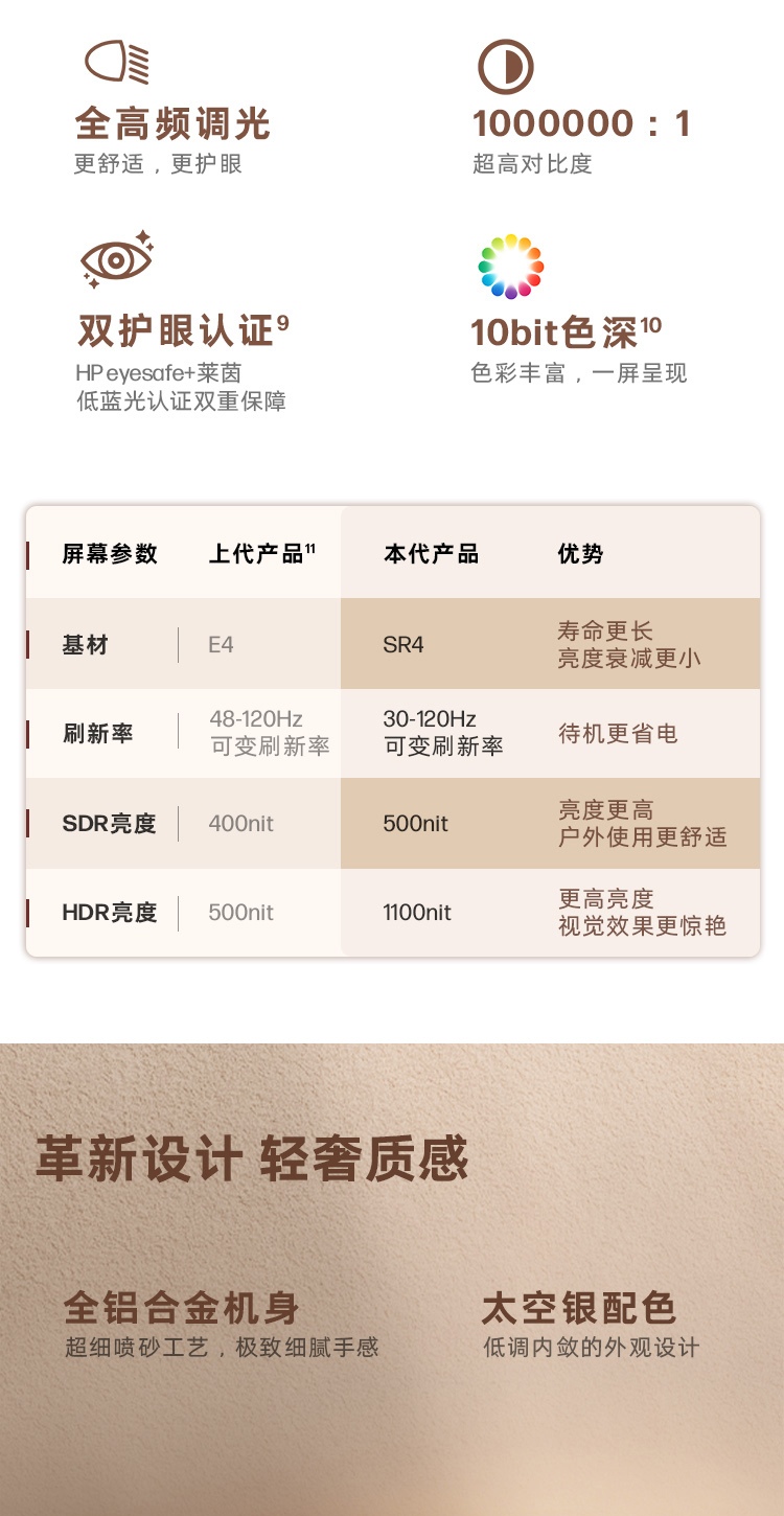 惠普 (HP) 星Book X 14英寸 AI 笔记本电脑 ka0005TU - 银色