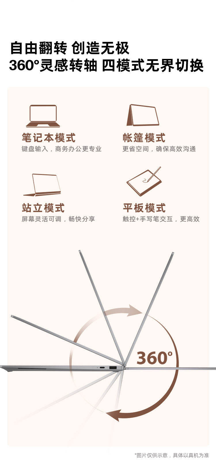 惠普 (HP) 星Book X 360 14英寸 AI 翻转笔记本电脑 kb0004TU - 灰色
