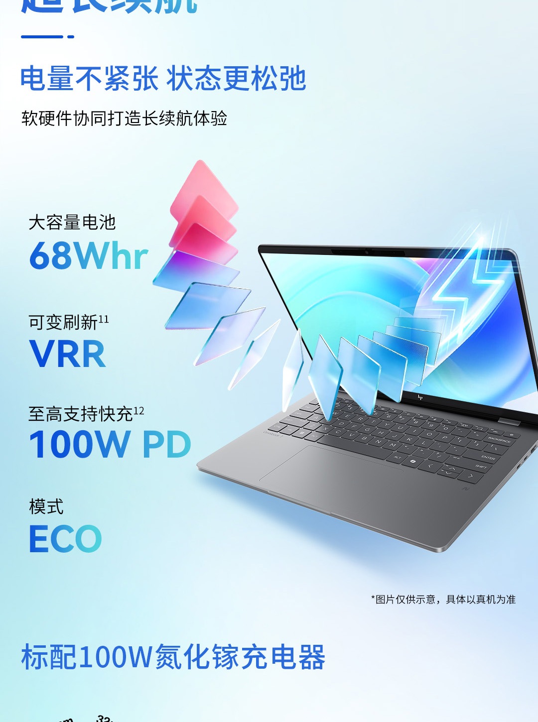 惠普 (HP) 星Book Pro 14英寸 AI 笔记本电脑 hg0013TU - 灰色