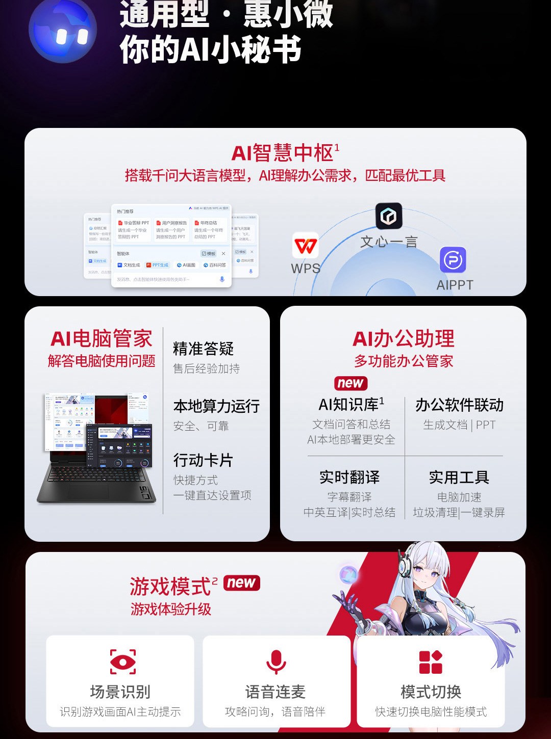 惠普 (HP) HyperX 暗影精灵 PRO 16英寸游戏笔记本电脑 am2071TX - 黑色