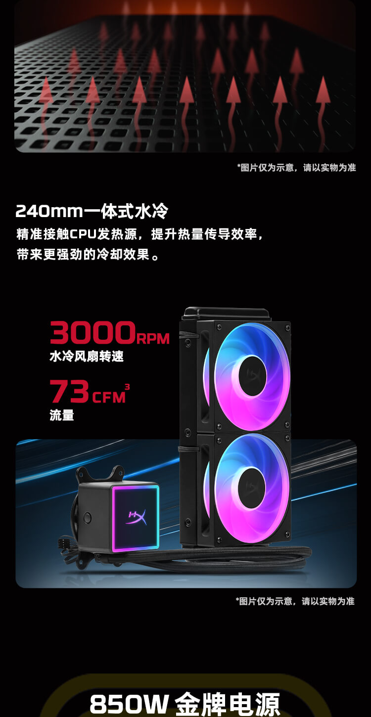 惠普 (HP) HyperX 暗影精灵 35L 游戏台式机电脑 GT18-041ucn