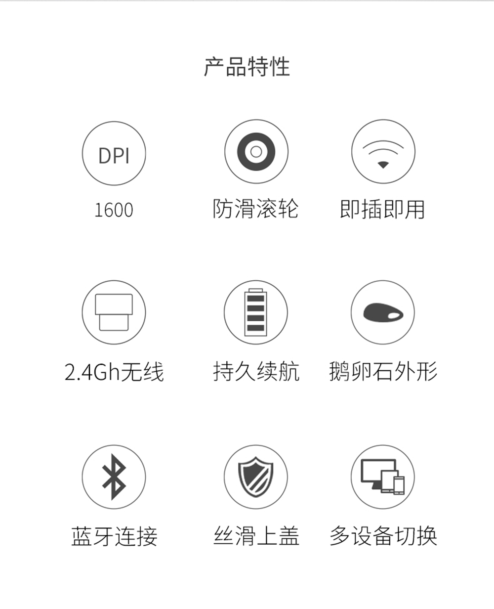 惠普 (HP) DM10 无线双模鼠标