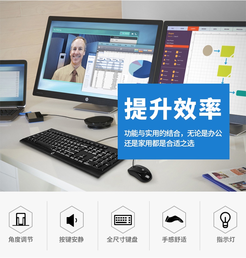 惠普 (HP) 藏羚羊plus键盘鼠标套装