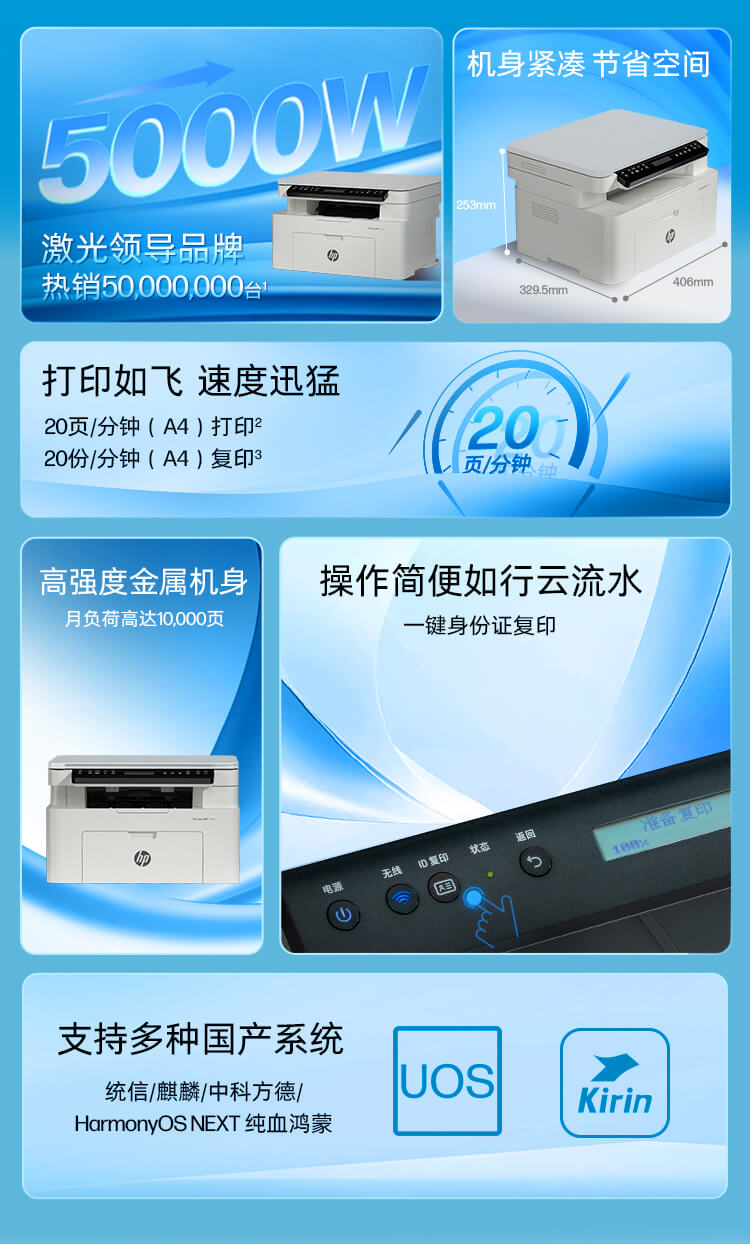 惠普 (HP) 115a 激光多功能一体机 - (A00F3A) - 中国惠普官方商城