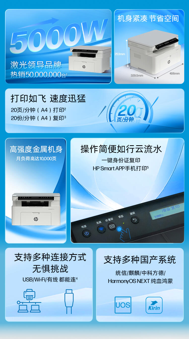 惠普 (HP) 115w 激光多功能一体机